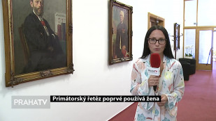Primátorský řetěz poprvé používá žena
