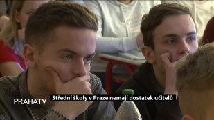 Střední školy v Praze nemají dostatek učitelů
