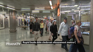 Ropid bude dále sledovat obsazenost metra C