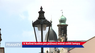 V Kolíně budou po půlnoci méně svítit lampy