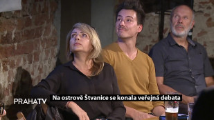 Na ostrově Štvanice se konala veřejná debata 