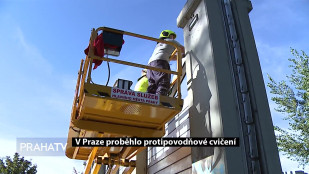 V Praze proběhlo protipovodňové cvičení 