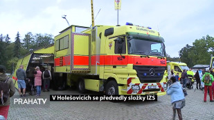 V Holešovicích se předvedly složky IZS