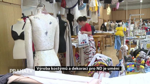Výroba kostýmů a dekorací pro ND je umění