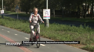 Ďáblice mají novou bezmotorovou komunikaci