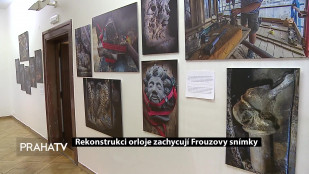 Rekonstrukci orloje zachycují Frouzovy snímky