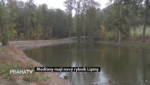 Modřany mají nový rybník Lipiny