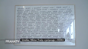 Umělec Viktor Frešo vystavuje v DOXU