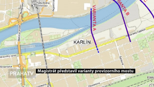 Magistrát představil varianty provizorního mostu