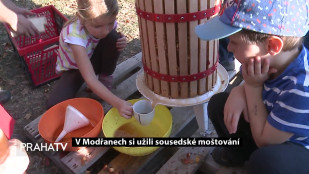 V Modřanech si užili sousedské moštování