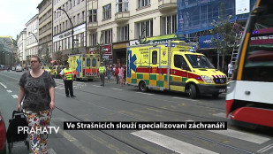 Ve Strašnicích slouží specializovaní záchranáři  