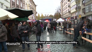 V Dejvicích se konal program k výročí republiky