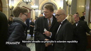 Národní divadlo se připojilo k oslavám republiky