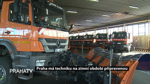 Praha má techniku na zimní období připravenou