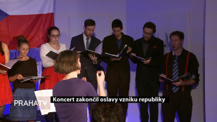 Koncert zakončil oslavy vzniku republiky