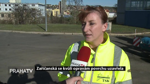 Zaříčanská se kvůli opravám povrchu uzavřela