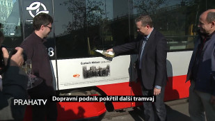 Dopravní podnik pokřtil další tramvaj
