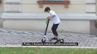 Praha 2 dočasně zakázala elektrokoloběžky