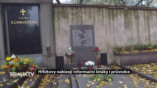 Hřbitovy nabízejí informační letáky i průvodce