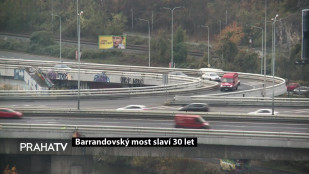 Barrandovský most slaví 30 let 
