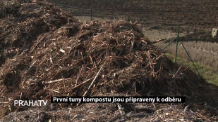 První tuny kompostu jsou připraveny k odběru