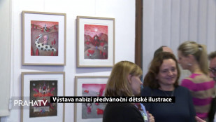 Výstava nabízí předvánoční dětské ilustrace