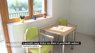Laureáti ceny Srdce na dlani si prohlédli radnici