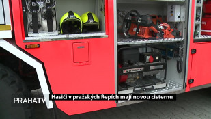 Hasiči v pražských Řepích mají novou cisternu