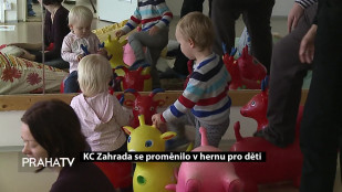 KC Zahrada se proměnilo v hernu pro děti