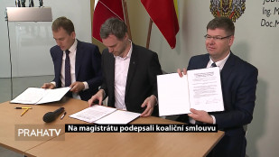 Na magistrátu podepsali koaliční smlouvu