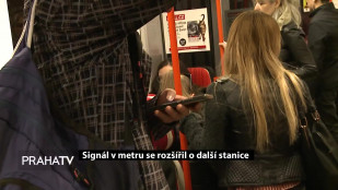 Signál v metru se rozšířil o další stanice