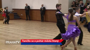 Tančilo se o pohár města Slaný