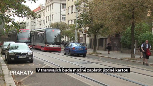 V tramvajích bude možné zaplatit jízdné kartou