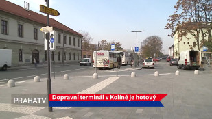 Dopravní terminál v Kolíně je hotový
