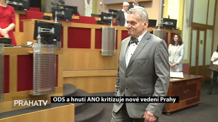 ODS a hnutí ANO kritizuje nové vedení Prahy