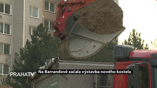Na Barrandově začala výstavba nového kostela