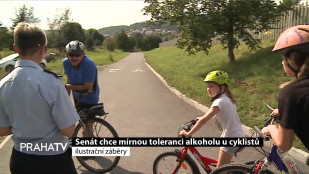 Senát chce mírnou toleranci alkoholu u cyklistů