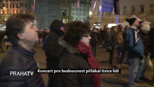 Koncert pro budoucnost přilákal tisíce lidí