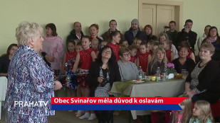 Obec Svinařov měla důvod k oslavám 