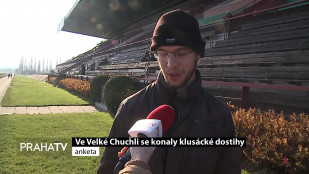 Ve Velké Chuchli se konaly klusácké dostihy 