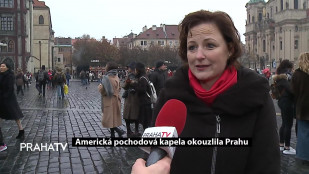 Americká pochodová kapela okouzlila Prahu