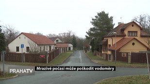 Mrazivé počasí může poškodit vodoměry