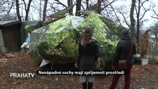 Nenápadné sochy mají zpříjemnit prostředí