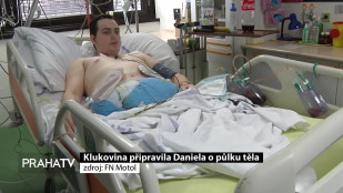 Klukovina připravila Daniela o půlku těla