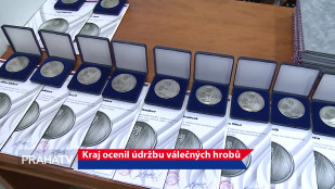 Kraj ocenil údržbu válečných hrobů