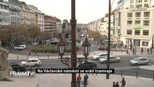 Na Václavské náměstí se vrátí tramvaje