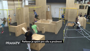 Parkour je sport pro sílu a pružnost