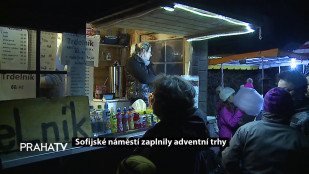 Sofijské náměstí zaplnily adventní trhy