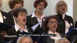 Pěvecké sbory zpívaly vánoční písně