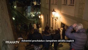 Adventní procházka s lampářem sklidila úspěch